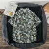 Men's Floral Short-sleeve Shirt, Korean Style, Loose Fit, Summer Vintage, New Trendy and Stylish Hawaiian Style