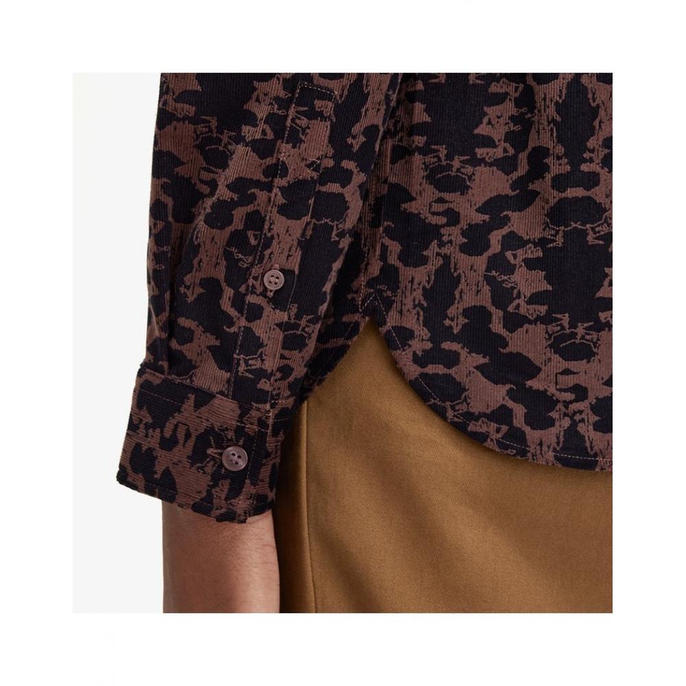 Fred Perry Ripped Print Corduroy Shirt   Carrington Roadbrick Afpm2438510 U53