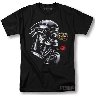 Alien ET T-shirt Klassisk Filmaffisch Vintage Grafisk Design T-shirt