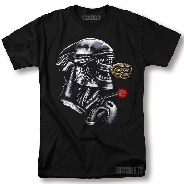 

Alien ET Shirt Classic Movie Poster Vintage Graphic Design T-Shirt L