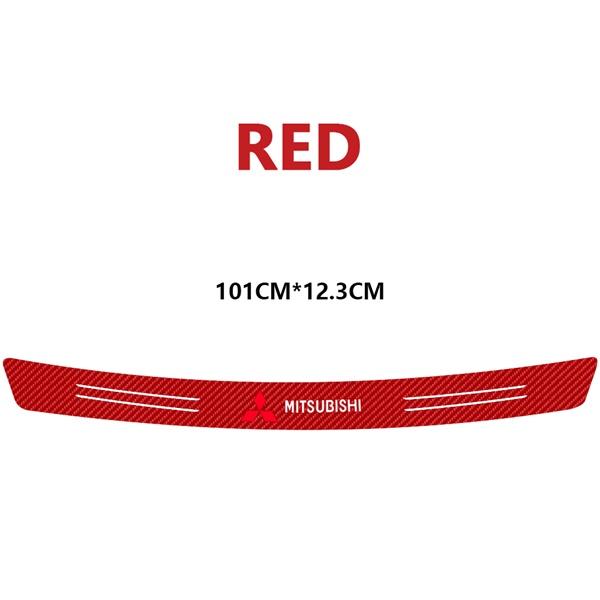 Car Trunk Door Threshold Stickers Protection Film Decals Accessories For Mitsubishi 9 Ralliart X ASX L200 Colt Outlander Pajero MA8