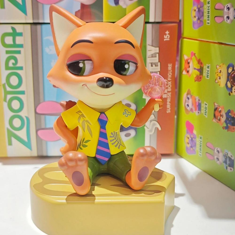 

MINISO Zootopia Just Sit in The Series Blind Box Judy Hopps Nick Desktop Decoration Collection Ornaments Children Birthday Gifts