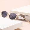 New Oval Metal-framed Sunglasses Are Fashionable, Fresh And Uv-resistant, Unisex Glasses 2426