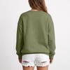Women's Fashion Casual Halloween Print Neck Pullover Sweatshirt