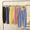 Kids' Summer Mosquito-Proof Ice Silk Pants - Lightweight Length for Boys and Girls