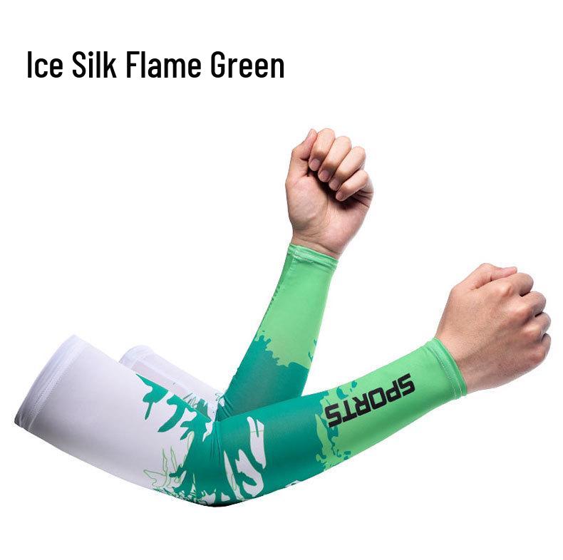 Ice Silk Sun Protection Sleeves for Men and Women - Outdoor Cycling Arm Sleeves