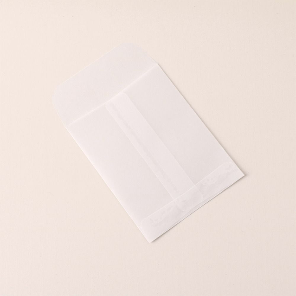 Semi Clear Transparent Envelope Scrub Card Packing Bag Fresh Blessing Thank Envelope  Greeting Card