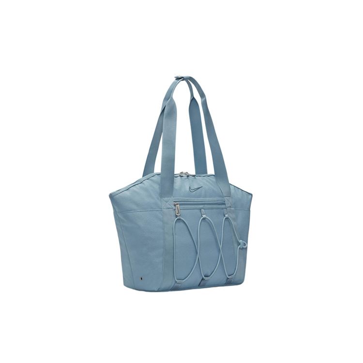 Nike Large Capacity Sports Strap Training Fabric Tote Bag Women Tote Bags Gray Blue CV0063-494