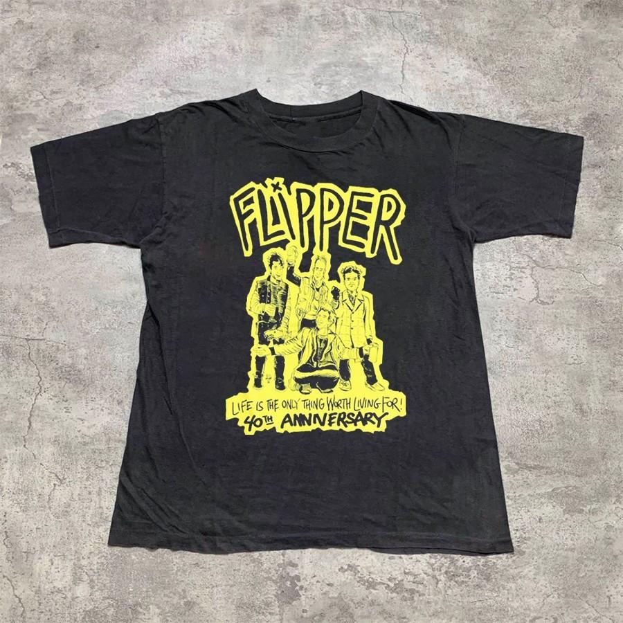 New Flipper 40th Anniversary Band Gift For Fans Unisex S5XL Shirt Unisex T-Shirt S