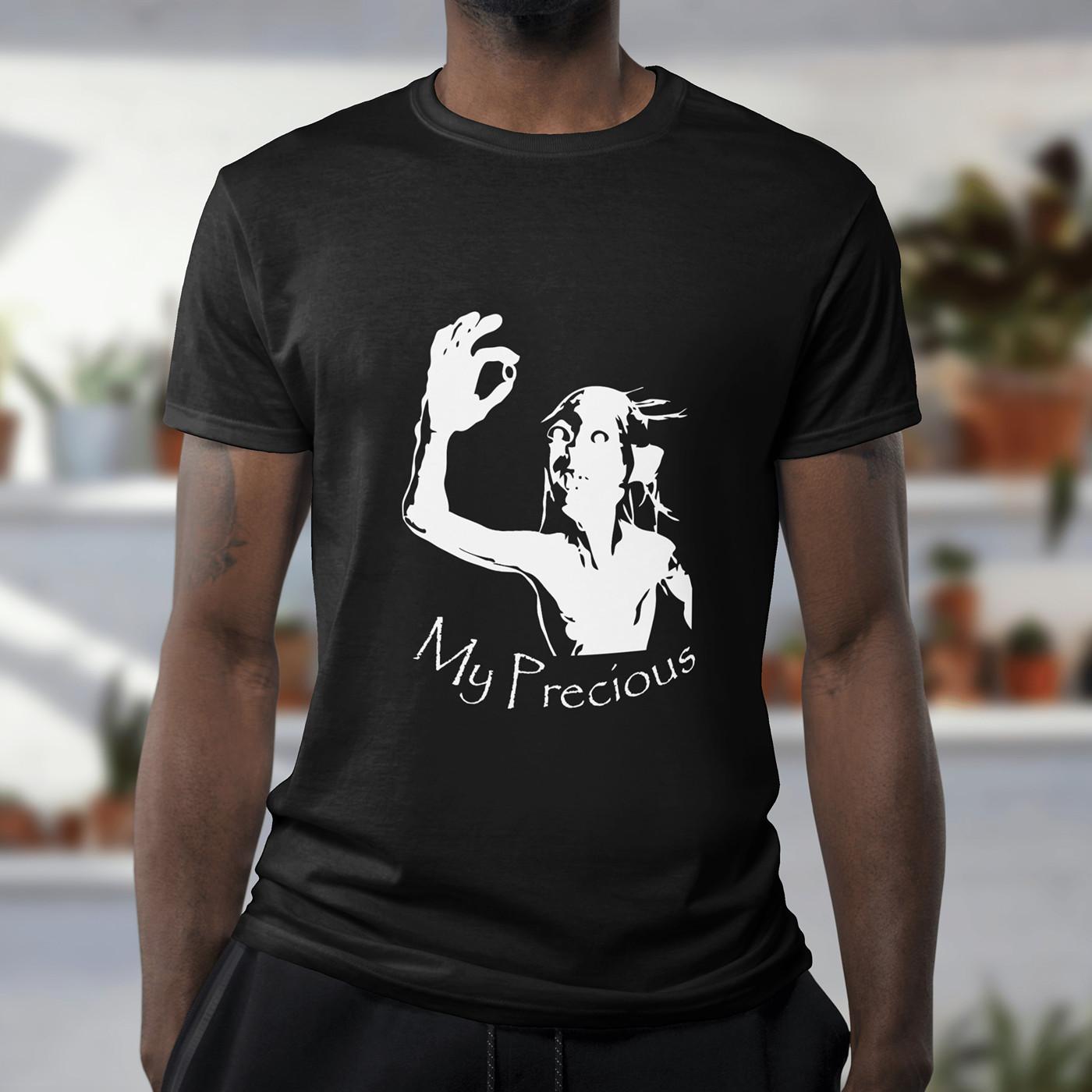 GOLLUM MY PRECIOUS T-Shirt | Lord Of The Rings Tee | Tolkien Gandalf Hobbit Top S разноцветный