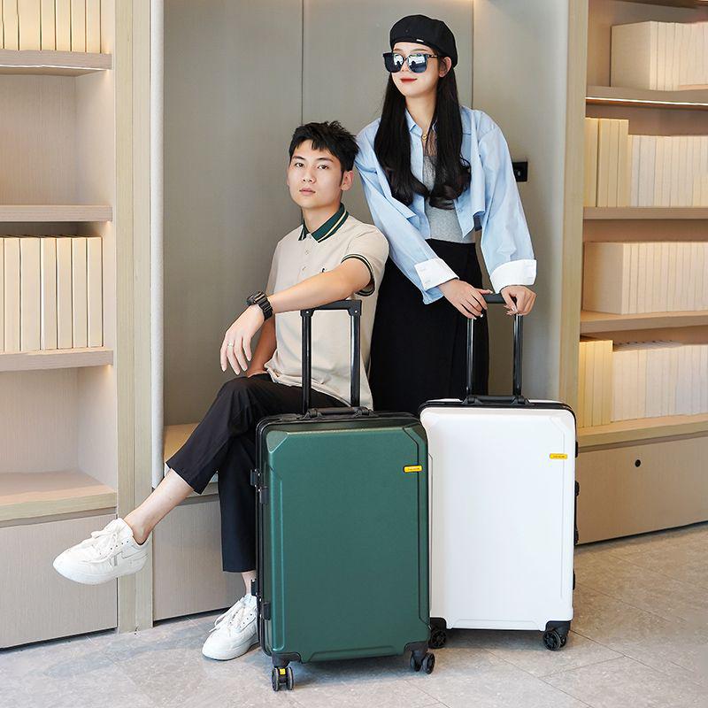 Women's Lightweight 20" & 24" Silent Universal Wheel Suitcase with Combination Lock