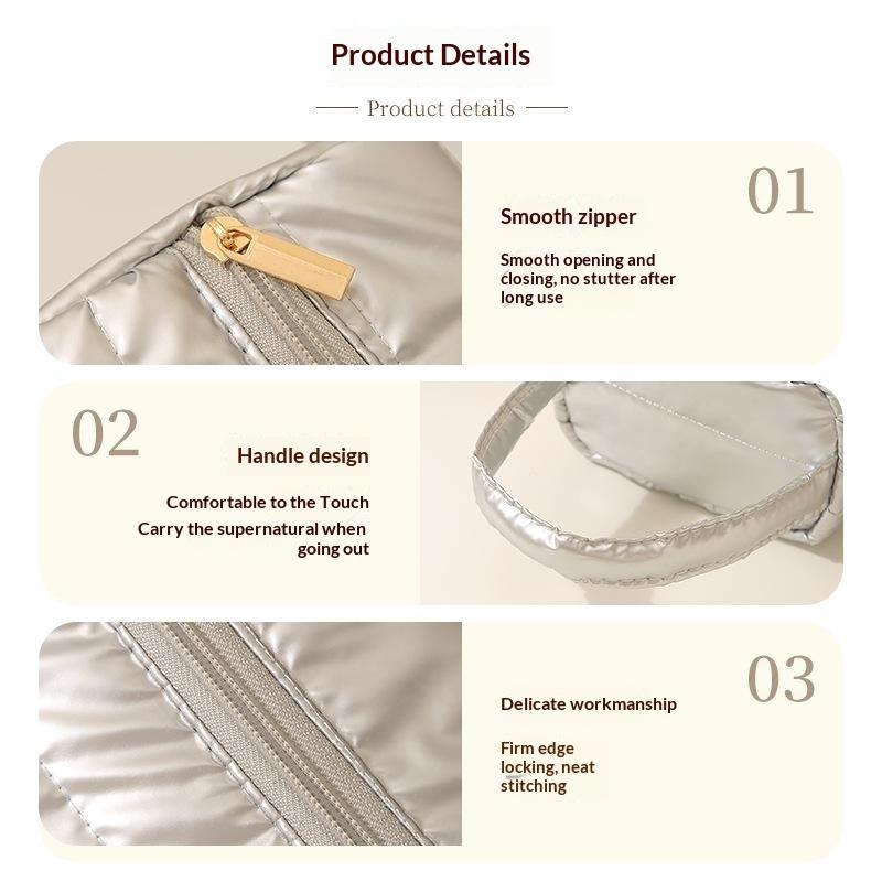 Soft Quilting Cotton Hair Dryer Storage Bag Large Capacity Dustproof Carrying Case With Handle Curler Storage Bags