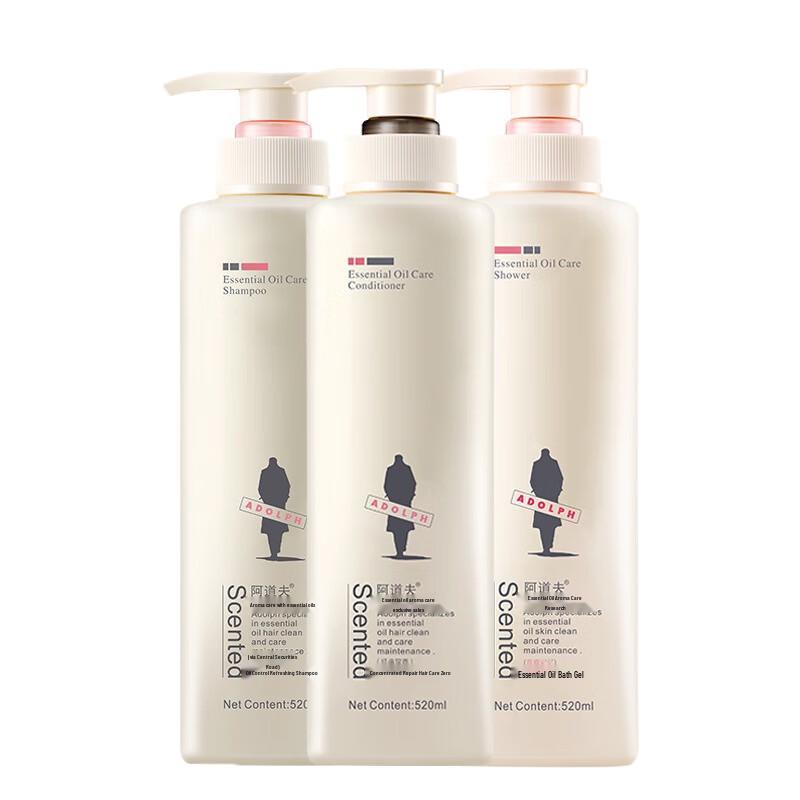Adolph Oil Control Refreshing Hair & Body Care 3-Piece Set