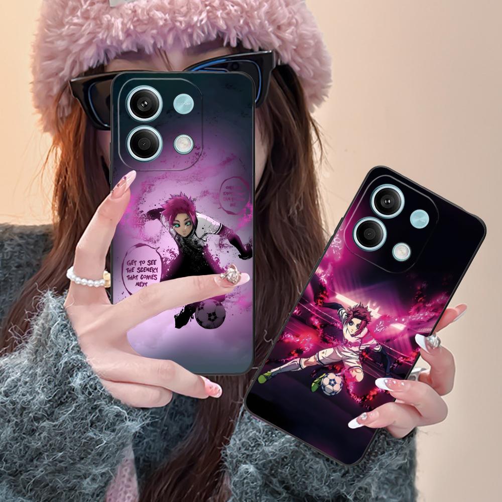Blue Lock Itoshi sae Phone Case for POCO M7 M6 M5 M4 M3 X7 X6 X5 X4 X3 Pro GT 5G Colorful Printing Cover Luxury Pretty Cover