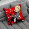 Goreshit Album Cover Pillow Case Square DoubleSided Printing Short Plush Sofa Cushion Cover Bedroom Bedside Pillow