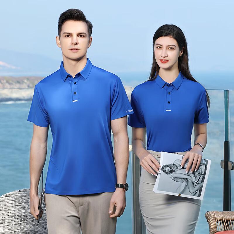 Unisex Quick-Dry Business Casual Polo Shirt S-4XL