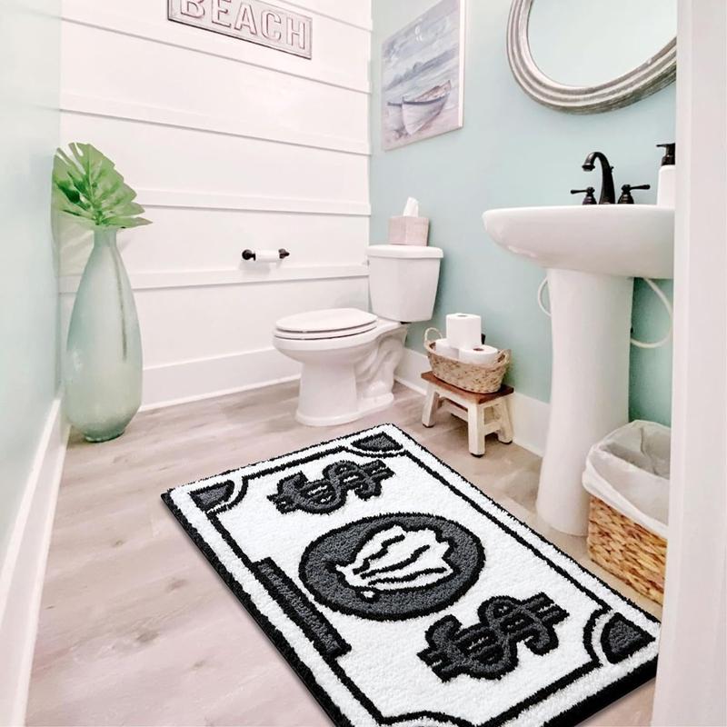 VIKAMA Coin Pattern Rug SpongeBob Style Home Bedroom and Living Room Floor Mat Non-Slip Anti-Fouling Carpet Home Decoration
