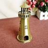 1PC Metal Lighthouse Sea Beacon Desktop Decoration China Famous Landmark Building Home Furnishings Photography Props