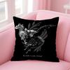 Game Adventurous MMonster HHunter WWilds Cushion Cover Pillow Case Soft Skin Friendly Fabric Comfort  Concealed Zipper