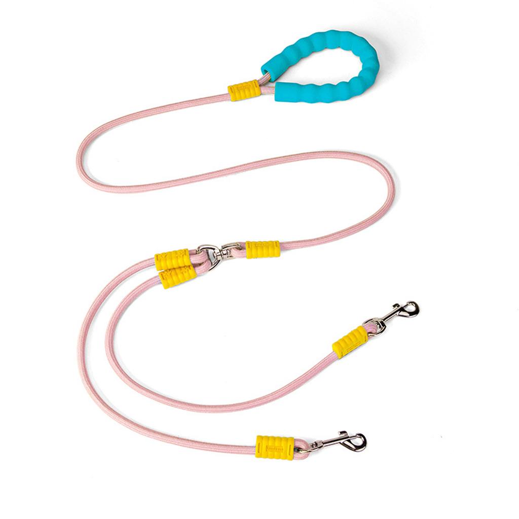 -Ended Dog Leash, -Tangling Double Leash for Small and Medium Dogs, Pet Walking Leash, Pet Supplies