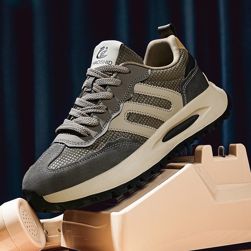 Men's Shoes New Autumn and Winter Sports Shoes Comfortable Soft-soled Casual Shoes Shock-absorbing Forrest Gump Shoes Men's Board Shoes Running Shoes