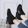 Trendy Daily Vulcanized Shoes  Autumn Style Mesh Breathable and Versatile Slope Heel Casual Sports Women's Shoes Large Size