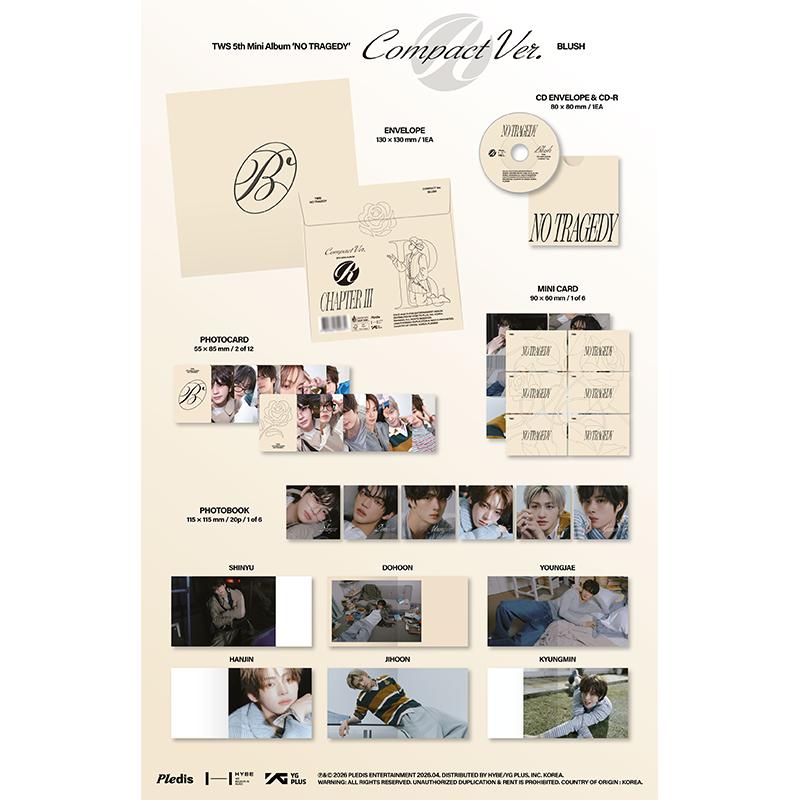 [Pre-order] TWS Mini 5th Album [No Tragedy] Compact Ver.