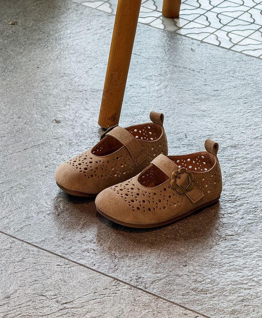 2026 Spring/Summer Kids' Retro Korean Style Soft Sole Princess Shoes