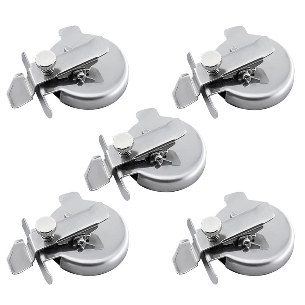 1/2/5PCS Round Magnetic Seam Guide Precision Quilting & Sewing Tool with Adjustable Clip Anti-curling Sewing Accessories