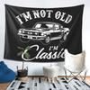 Classic Car Mustang Tapestry Decor Art Aesthetic Tapestries for Living Room Bedroom Home Wall Cloth Wall Hanging