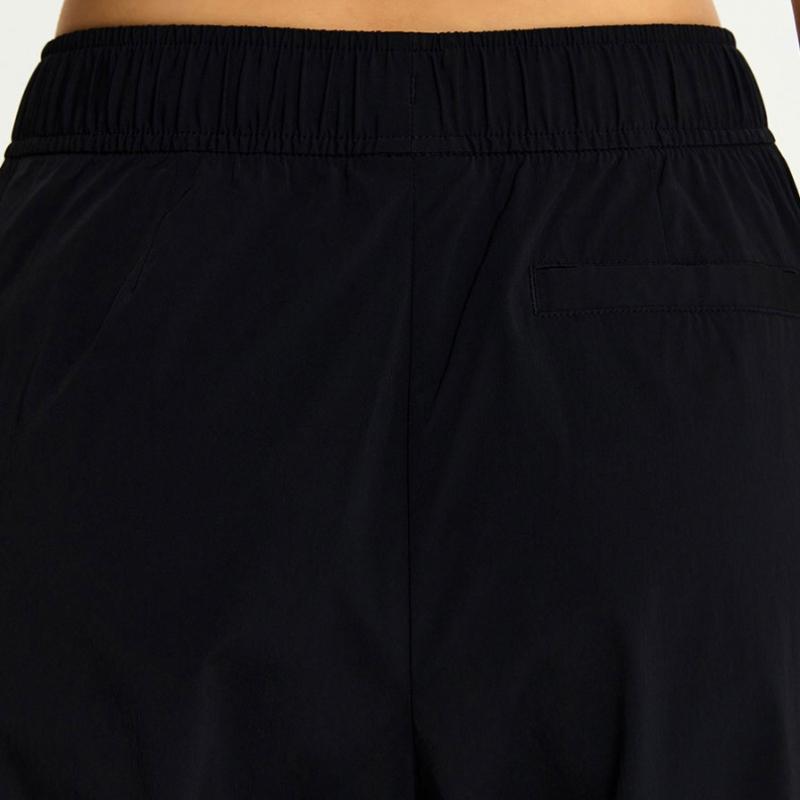 New Balance Nbnte3w612 Women Frozen Woven Stretch Wide Pants  Black 