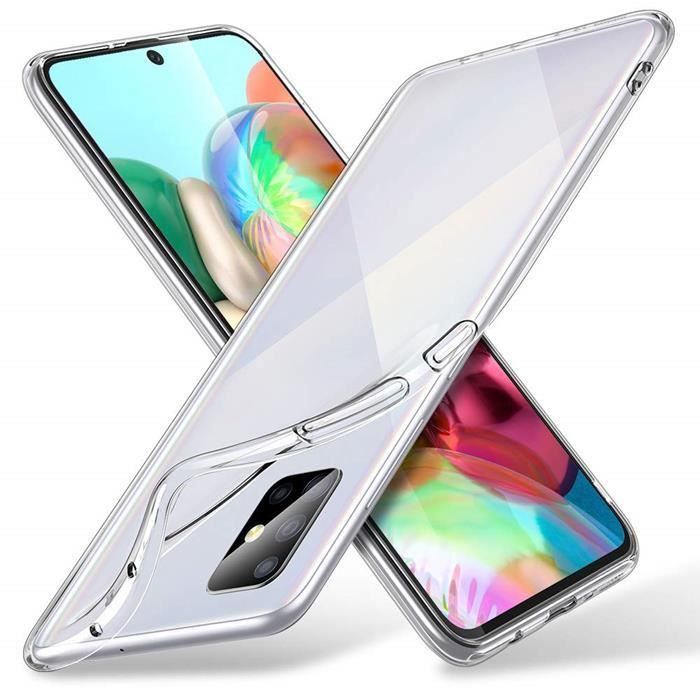 Phone-distri - coque compatible pour samsung a71 anti-choc ultra fine invisible, transparent