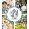 Seifenblasenmaschine - Automatische 360°-Drehung, 75° Neigungswinkel, Seifenblasen-Gebläse für Kinder, Hochzeiten, Geburtstage, Partys, Geschenke