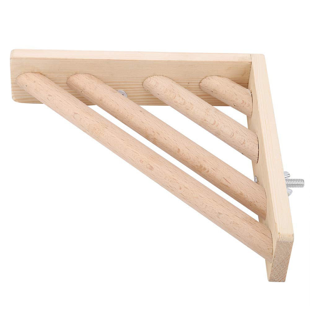 Bird Perch Easy to Install Chew Toy Bird Corner Stage Parrot Toy Space Saving Flying Squirrel Parakeet Cockatiel