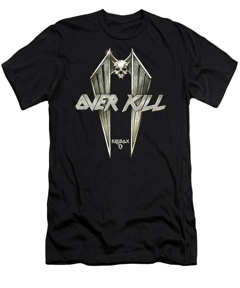 

Overkill Band Killbox 13 Cotton Full Size Black Unisex Tee Shirt Unisex T-Shirt XXXXL
