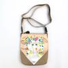 Mizumori Ado Shoulder Bag Eco Bag Set Beige Flower Ado-chan