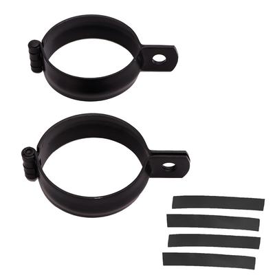 HAMILO Motorcycle Turn Signal Front Fork Bracket Lamp Fixture, Set of 2