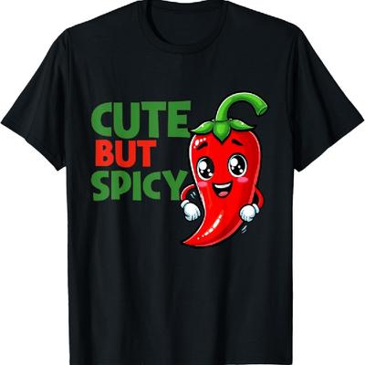 Funny Cute But Spicy Cute Chili Baby Girl Boy T-Shirt