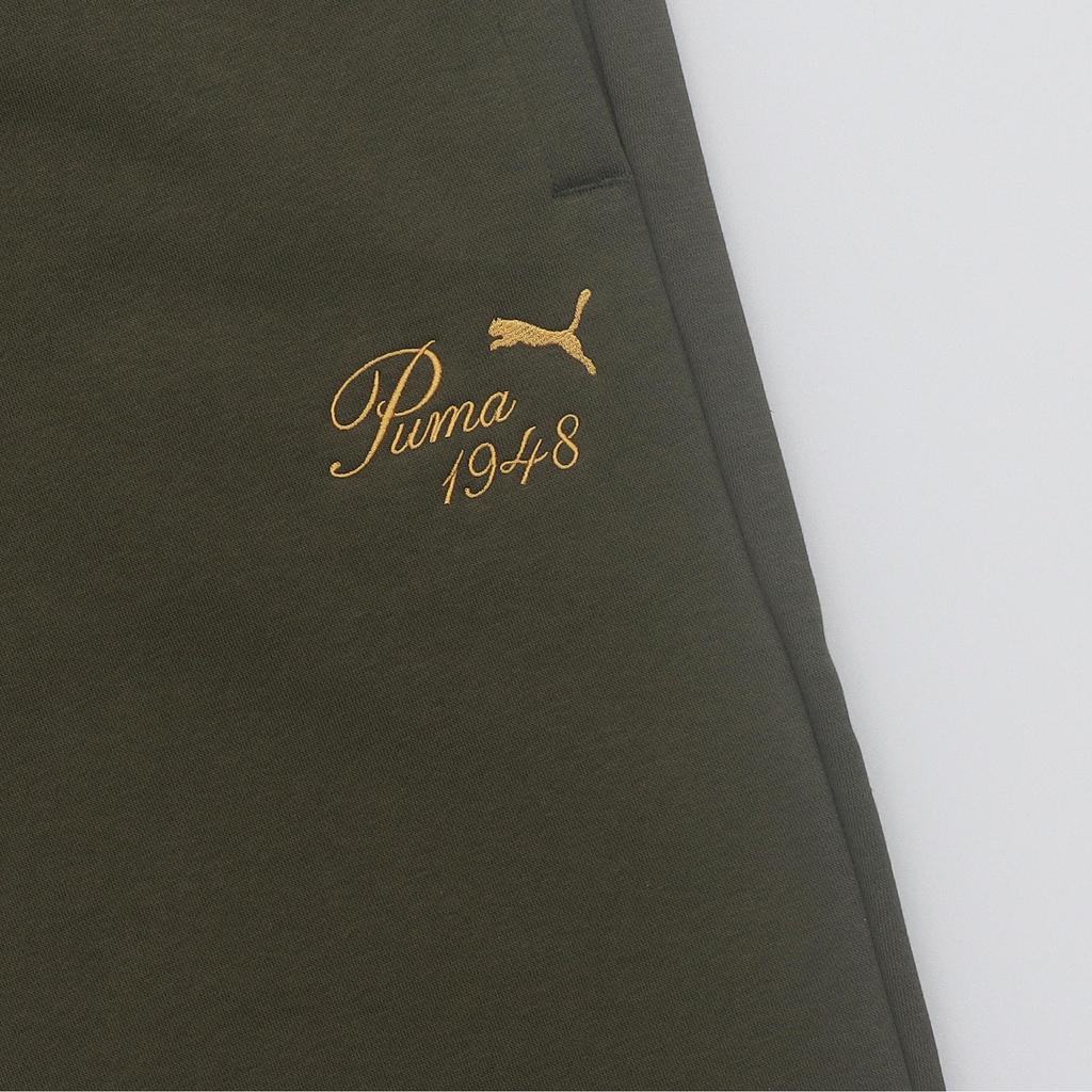 Puma Classics Legacy Casual Pants Unisex Bottoms Dark-Olive 630973-70