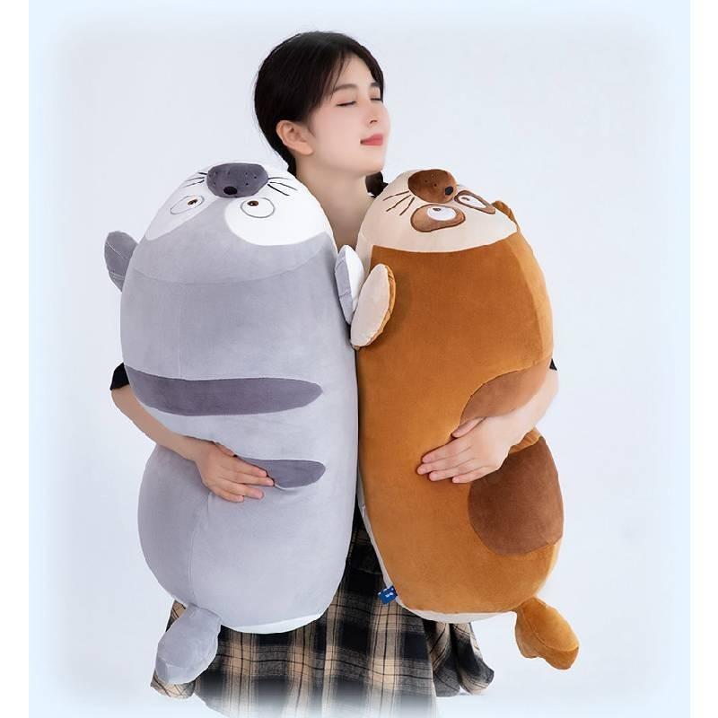 Adorabile Foca Elefante Marino Peluche Bambola Cuscino Perfetto Per Bambini e Bambine Ora di Dormire