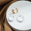 Retro Gentle Hollow Dripping Oil Retro Ring 3-piece Set Fashion Trend Punk Ring Set Decoration