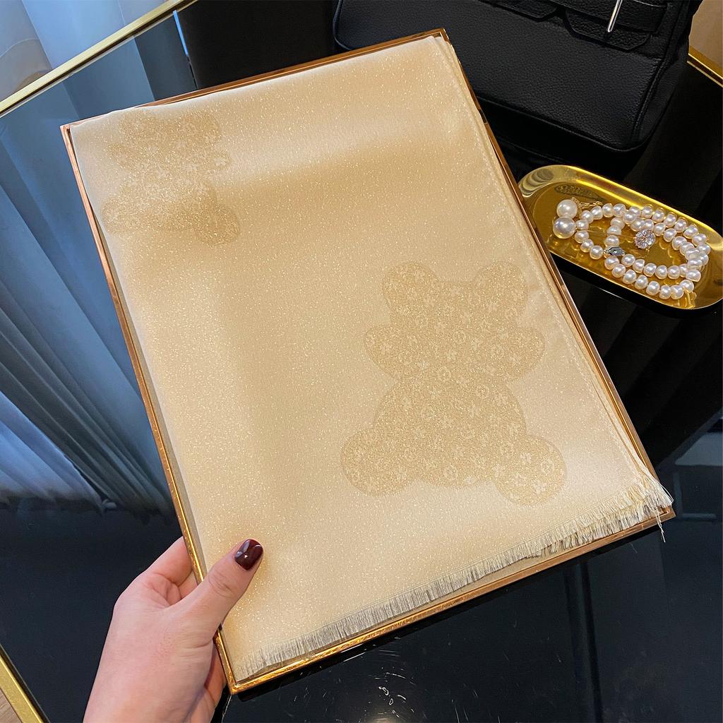 Lente en Zomer Tencel Katoen Gouden Zijde Zijden Sjaal Hoge Mode Buitenlandse Stijl Strand Sjaal Sjaal Pentagram Sjaal Vrouwen