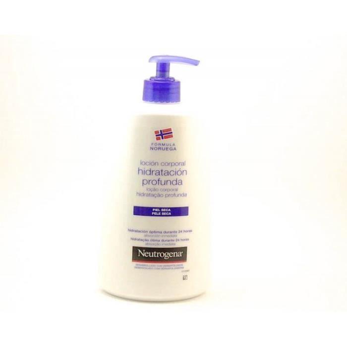 Lotion Corporelle - NEUTROGENA - 750 ML - Hydratation Profonde - Peau Sèche - Absorption Immédiate