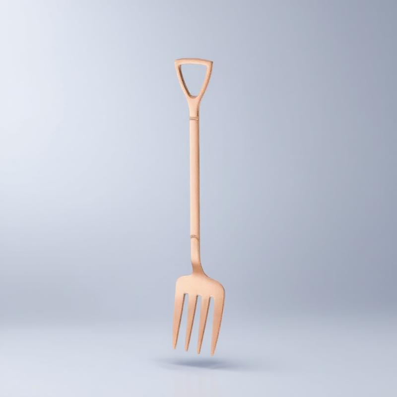 1PC 304 Stainless Steel Vintage Coffee Scoop Ice Cream Scoop Creative Tea Scoop Fruit Fork Fashion Cutlery Set