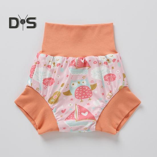 Baby Swimming Trunks 3-Layer Protection Urine Cushion Towel Washable Reusable Elastic Waist Baby Swim Shorts