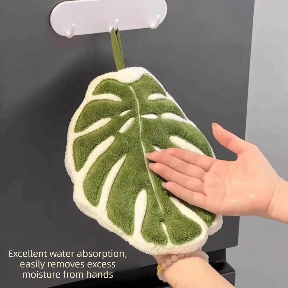 Absorb Water Hand Towel Coral Velvet Cleaning Cloth High Quality Bathroom Kerchief  Kitchen