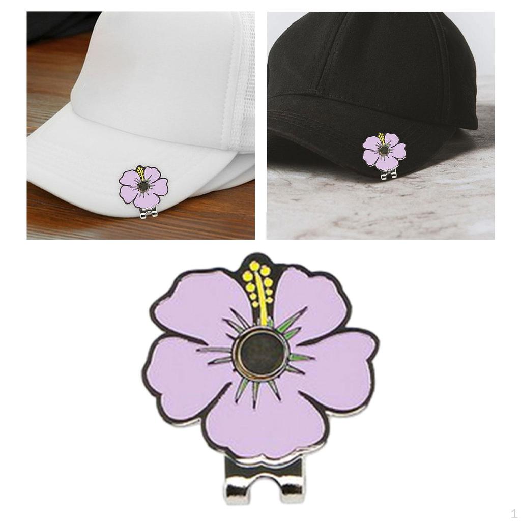 Flower Golf Ball Marker Mark Tool Gifts for Men Women Golfers