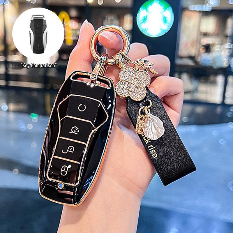 BYD Key Case for Song PLUS/Tang DM/E9 2019/Pro DMi - Female Key Shell & Buckle