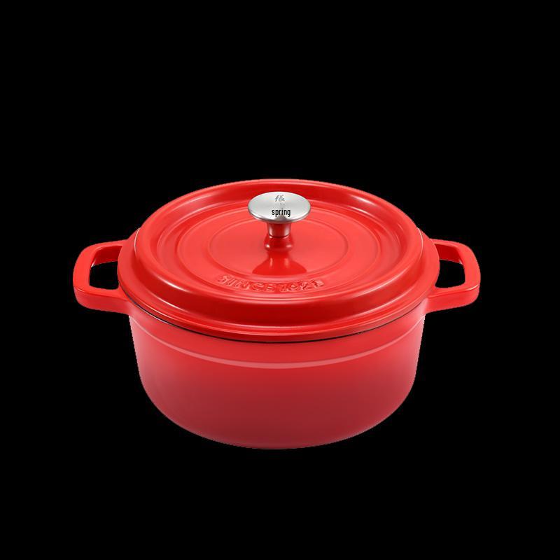 Zhang Xiaoquan Yao Hong Series 22cm Cast Iron Enamel Pot