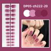 24pcs Detachable Short Square Head False Nails Solid Color Nail Tips New Press False Nails  Women